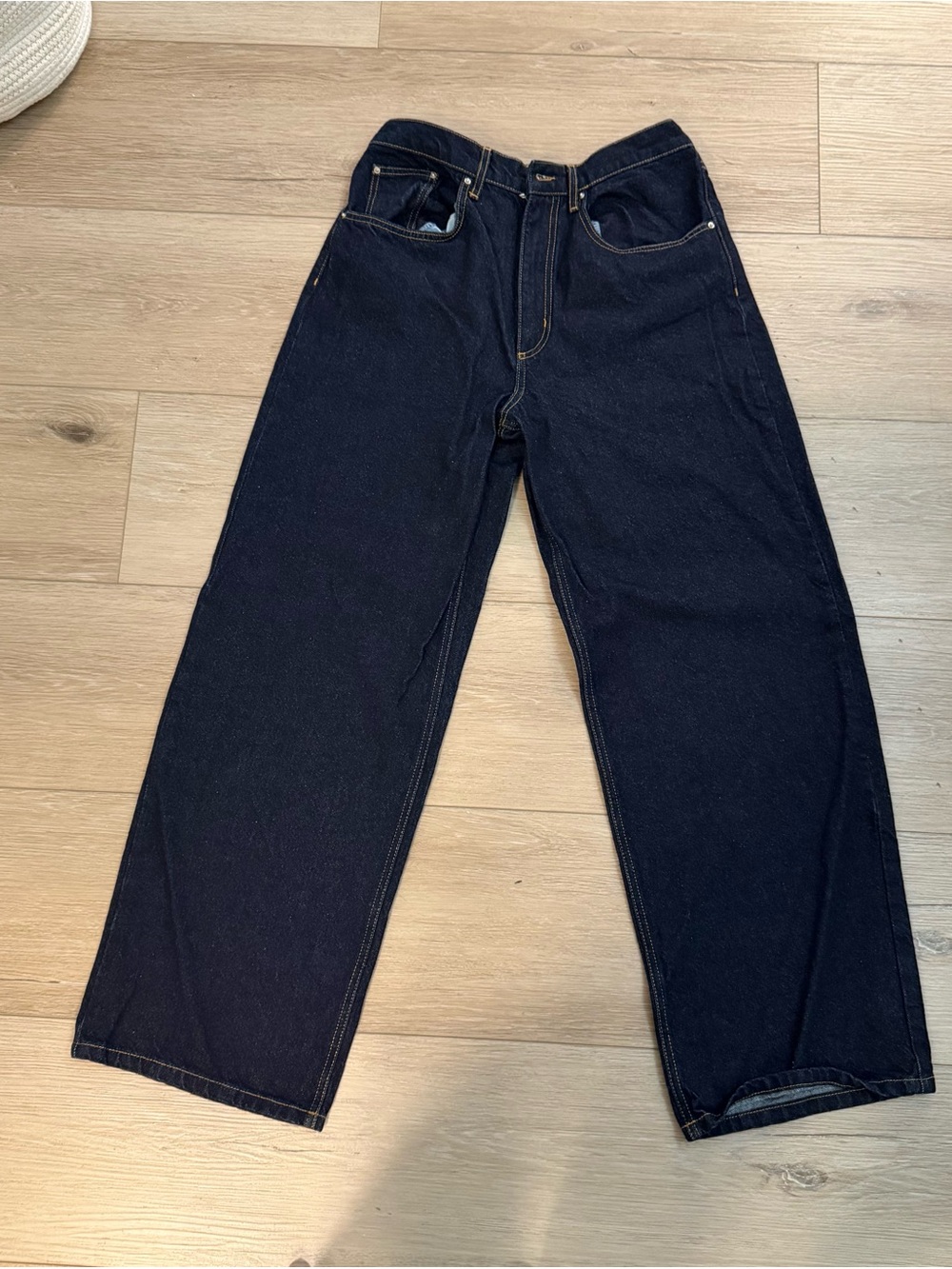 KHY Classic Low Rise Boyfriend Jeans — Dark Wash - Picture 2 of 6